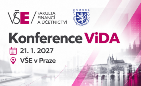 Konference ViDA. Přijďte diskutovat o budoucnosti DPH.