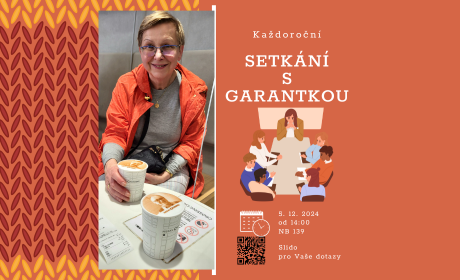 Setkání s garantkou 5. 12. 2024 14:00